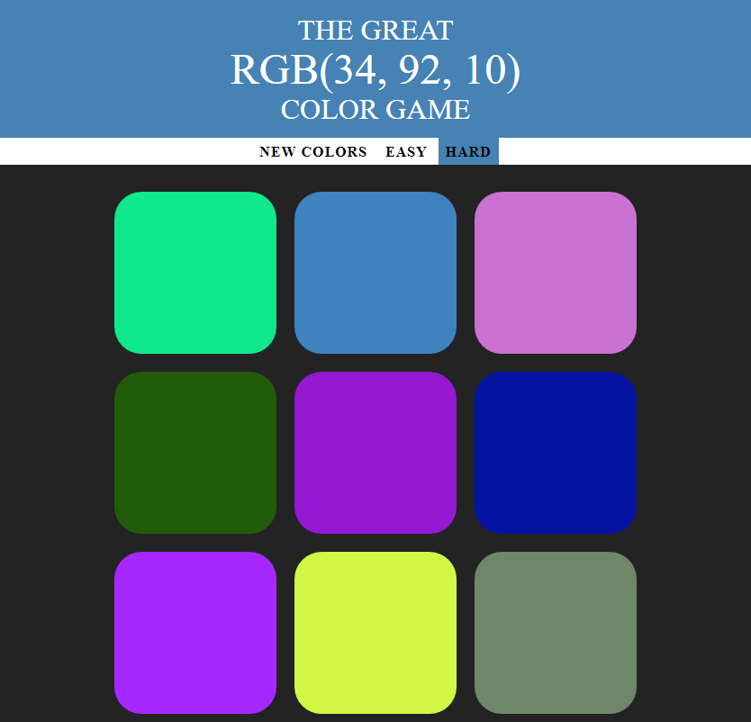 The Color Game